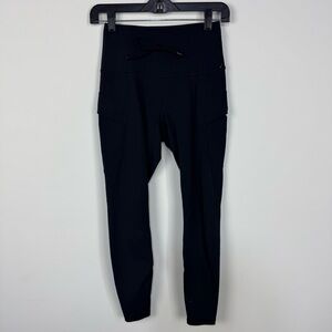 Spyder Black Full Length Leggings Joggers Workout Athletic Yoga Loungewear